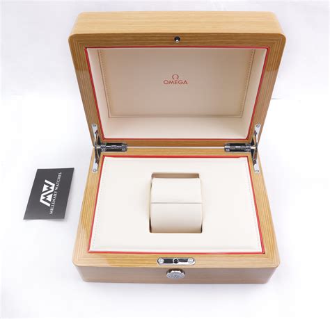 omega classics wood watch box